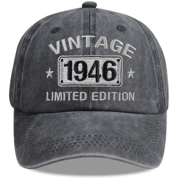 Vintage Limited Edition Embroidered Adjustable Baseball Cap Retro Classic - Picture 2 of 6